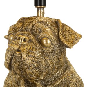 Mauro Ferretti stolná lampa pes Ø 26x43,8 cm zlatá čierna