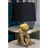 Mauro Ferretti stolná lampa pes Ø 26x43,8 cm zlatá čierna