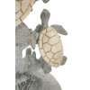 Mauro Ferretti stolná lampa korytnačka E27 30,5x63,5 cm bielo-sivá