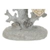 Mauro Ferretti stolná lampa korytnačka E27 30,5x63,5 cm bielo-sivá