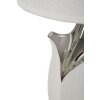 Mauro Ferretti stolná lampa Shiney E27 30x51 cm biela strieborná