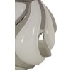 Mauro Ferretti stolná lampa Shiney E27 30x42 cm biela strieborná