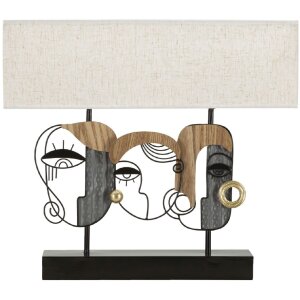 Mauro Ferretti stolná lampa Pikassy Plus E27 50x17,8x45 cm viacfarebná