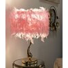 Mauro Ferretti stolná lampa Cart E27 25x47 cm ružové zlato