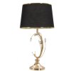 Mauro Ferretti stolná lampa Bruxelles E27 36x65 cm čierna zlatá