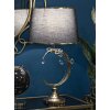 Mauro Ferretti stolná lampa Bruxelles E27 36x65 cm čierna zlatá