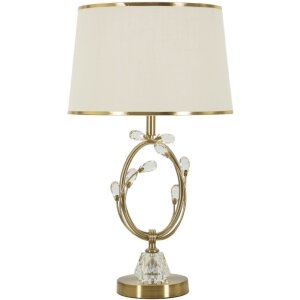 Mauro Ferretti Stolná lampa Versailles Zlatá Biela Ø 36x60cm