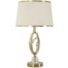 Mauro Ferretti Stolná lampa Versailles Zlatá Biela Ø 36x60cm