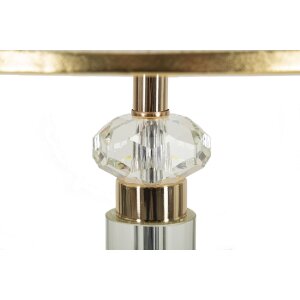 Mauro Ferretti Stolná lampa Praga Zlátistá Ø 30x52,5 cm