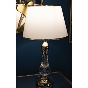 Stolná lampa Bratislava E27 Ø 33x59 cm zlát
