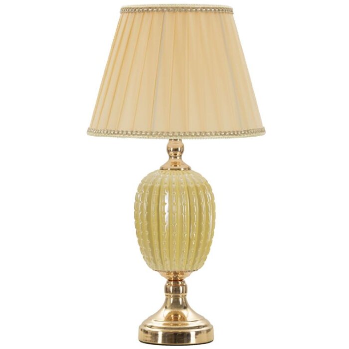 Mauro Ferretti stolná lampa Lot E27 30x55 cm zlatá krémová
