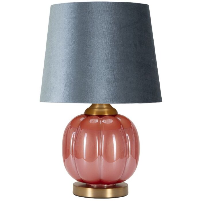 Mauro Ferretti stolná lampa Helene Ball E27 32,5x50 cm červená modrá