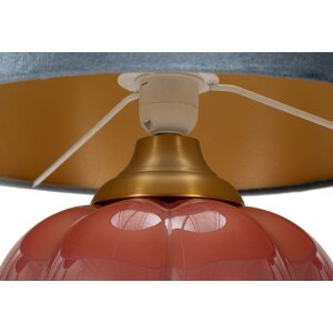Mauro Ferretti stolná lampa Helene Ball E27 32,5x50 cm červená modrá