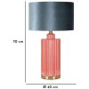 Mauro Ferretti stolná lampa Helenenturm E27 40x70 cm červená modrá