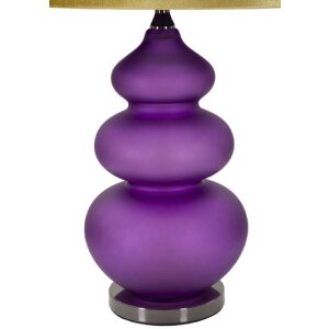Mauro Ferretti stolná lampa Milva Drei E27 Ø 40x70 cm fialovo-žltá