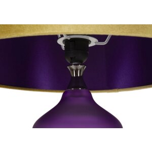 Mauro Ferretti stolná lampa Milva Drei E27 Ø 40x70 cm fialovo-žltá