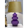 Mauro Ferretti stolná lampa Milva Drei E27 Ø 40x70 cm fialovo-žltá