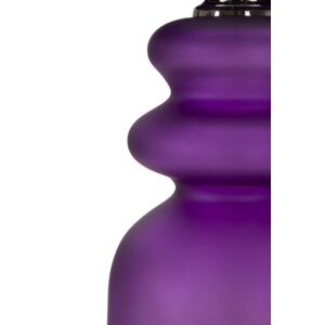 Mauro Ferretti stolná lampa Milva Zwei E27 fialová zlatá 32,5x57,5 cm