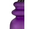 Mauro Ferretti stolná lampa Milva Zwei E27 fialová zlatá 32,5x57,5 cm
