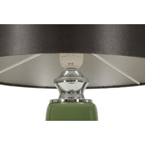 Stolná lampa Eva Drei E27 Ø 32,5x55 cm zelená čierna