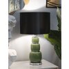 Stolná lampa Eva Drei E27 Ø 32,5x55 cm zelená čierna