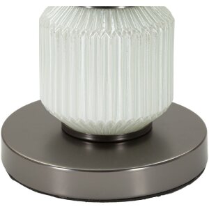 Mauro Ferretti Stolná lampa Helle Drei Biely Šedý Ø 57x32,5 cm