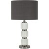 Mauro Ferretti Stolná lampa Helle Drei Biely Šedý Ø 57x32,5 cm