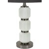 Mauro Ferretti Stolná lampa Helle Drei Biely Šedý Ø 57x32,5 cm