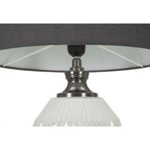 Ferretti Stolná lampa Veselosť biela šedá 37,5x65 cm