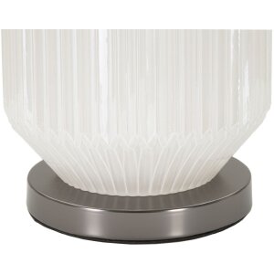 Ferretti Stolná lampa Veselosť biela šedá 37,5x65 cm