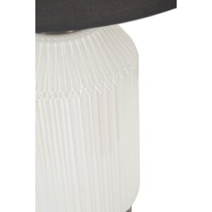 Ferretti Stolná lampa Veselosť biela šedá 37,5x65 cm