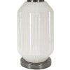 Ferretti Stolná lampa Veselosť biela šedá 37,5x65 cm