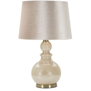 Mauro Ferretti stolná lampa Perly-Turm E27 37,5x61 cm perleťová