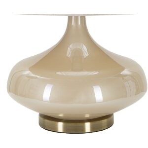 Mauro Ferretti Stolná lampa Perly Rund E27 Ø 35x50,5 cm perleťová