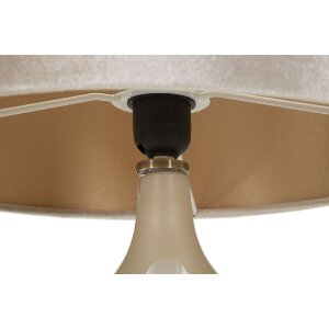 Mauro Ferretti Stolná lampa Perly Rund E27 Ø 35x50,5 cm perleťová