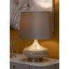 Mauro Ferretti Stolná lampa Perly Rund E27 Ø 35x50,5 cm perleťová