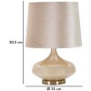 Mauro Ferretti Stolná lampa Perly Rund E27 Ø 35x50,5 cm perleťová