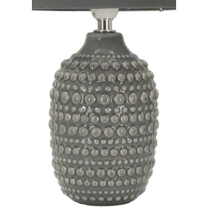 Mauro Ferretti stolná lampa Bodky E14 Ø 15x30,5 cm sivá