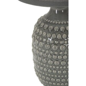 Mauro Ferretti stolná lampa Bodky E14 Ø 15x30,5 cm sivá