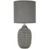 Mauro Ferretti stolná lampa Bodky E14 Ø 15x30,5 cm sivá