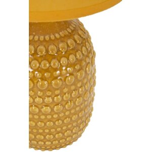 Mauro Ferretti Stolná lampa Bodky svetlohnedá 15x30,5 cm