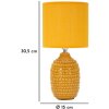 Mauro Ferretti Stolná lampa Bodky svetlohnedá 15x30,5 cm