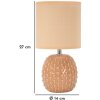 Mauro Ferretti Nočná lampa Pontus E14 Ø 14x27 cm broskyňová