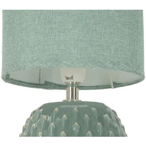Nočná lampa Pontus E14 Ø 14x27 cm šalviovo zelená Mauro Ferretti