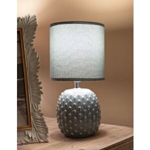 Nočná lampa Pontus E14 Ø 14x27 cm šalviovo zelená Mauro Ferretti