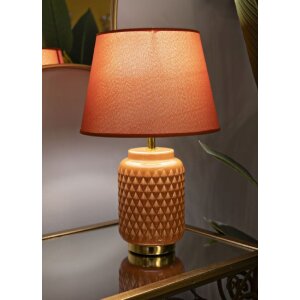 Mauro Ferretti stolná lampa štvorcová E27 28x44 cm oranžová