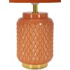 Mauro Ferretti stolná lampa štvorcová E27 28x44 cm oranžová