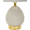 Mauro Ferretti stolná lampa Flavi E14 15x30,5 cm sivá