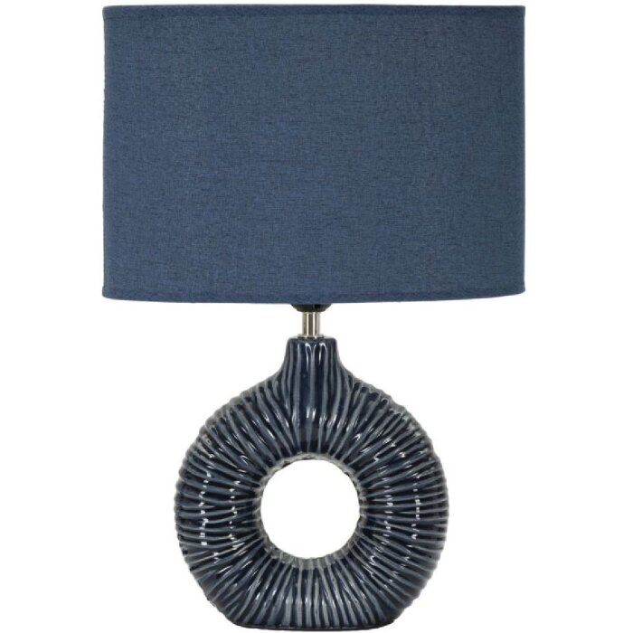 Mauro Ferretti stolná lampa Seta, modrá, 28,5x15x43 cm