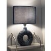 Mauro Ferretti stolná lampa Seta, modrá, 28,5x15x43 cm
